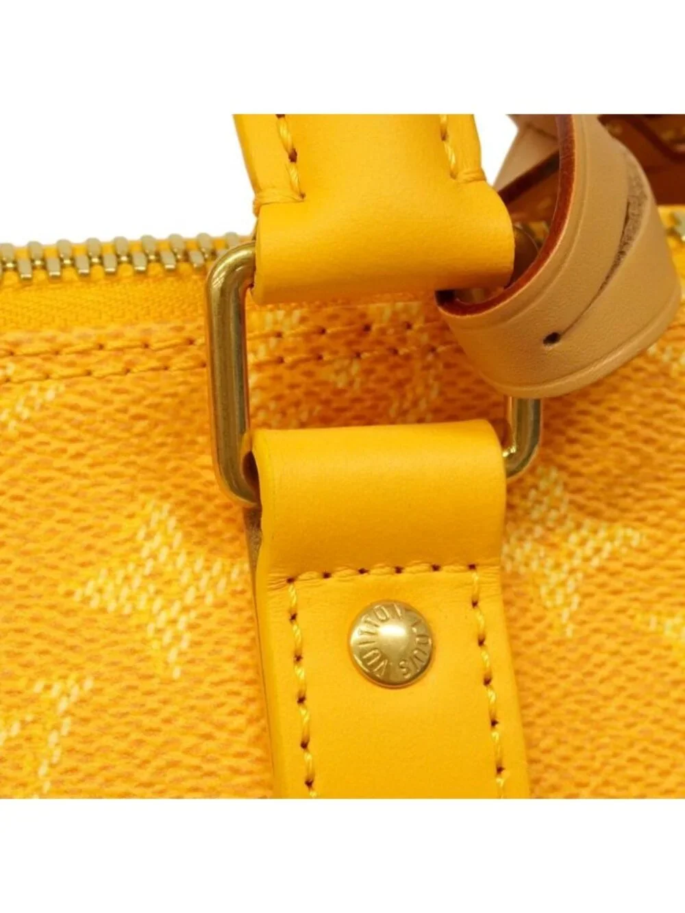 Louis Vuitton Handbag Monogram Heritage Keepall Bandouliere 25 Joanne Matte - Picture 8 of 9